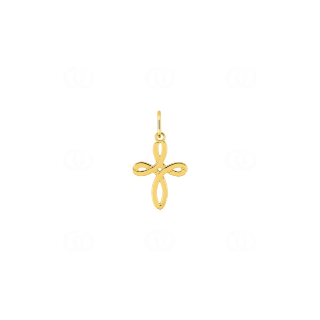 Kreuzanhänger 750/18 K Gelbgold 11 x 20mm - 3.7307.00