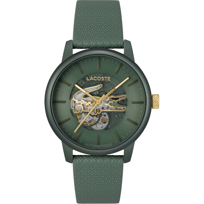 Lacoste 12.12 Automatic Leather Green - 2011384