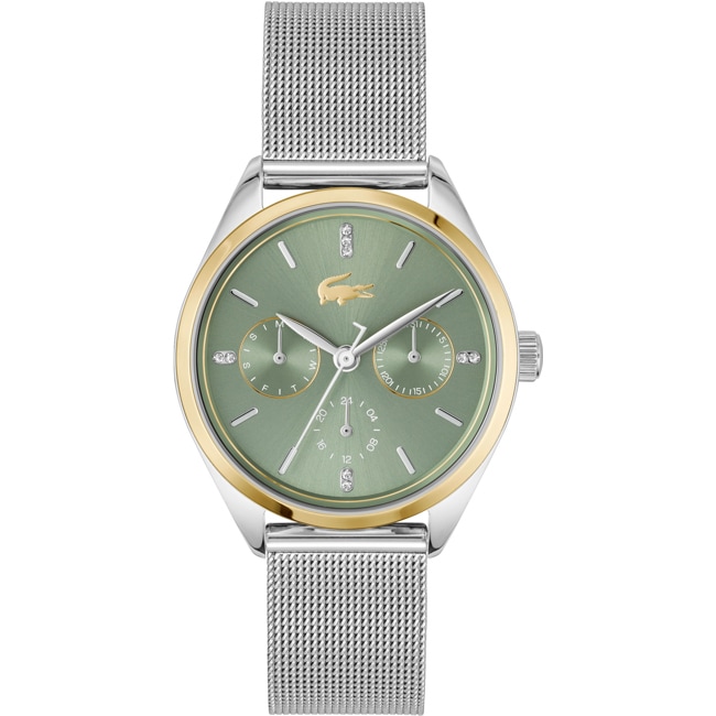 Lacoste Atena Day Date Silbrig / Grün - 2001498