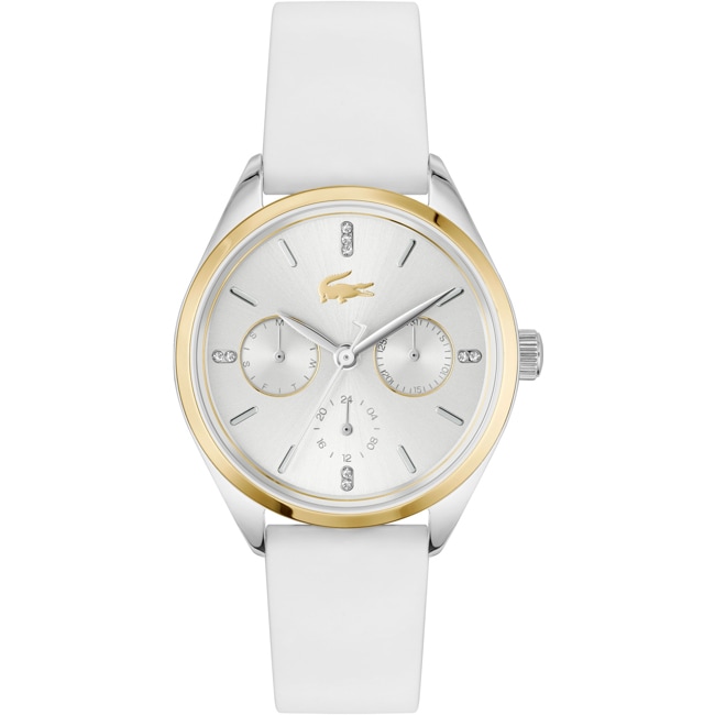 Lacoste Atena Day Date Silbrig / Weiss - 2001496