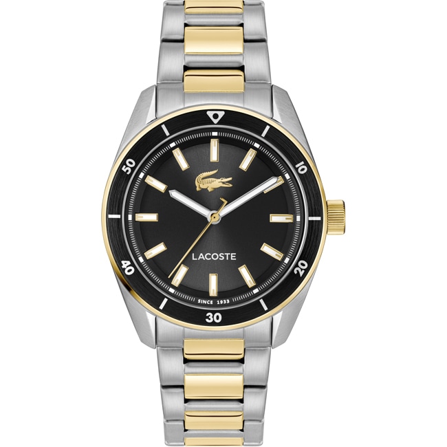 Lacoste Boston Bicolor / Schwarz 39mm - 2011488