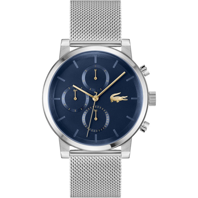 Lacoste Mainsail Day Date Silbrig / Blau - 2011409