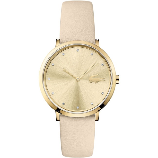 lacoste gold watch mens