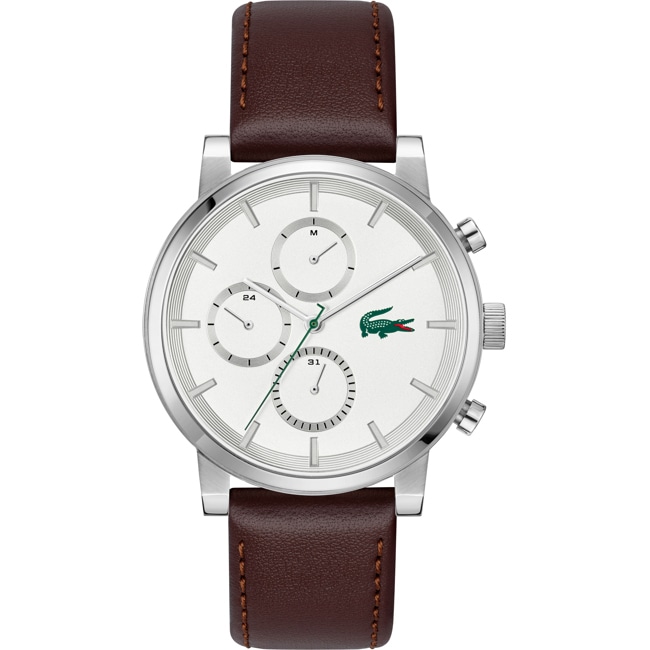 Lacoste Replay Day Date Argenté / Brun - 2011486