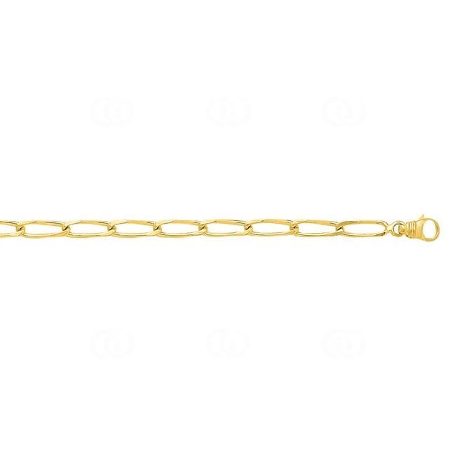 Collier gourmette long or jaune 750/18 ct 3mm - 506.3