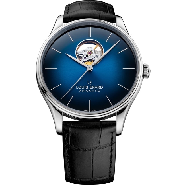 Louis Erard Héritage Open Heart Bleu - 60287AA85.BAAC82