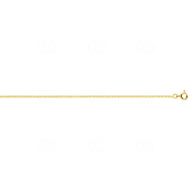Chaîne pour cheville gourmette marine or jaune 750/18 ct 1.5mm - 534.15CH-25