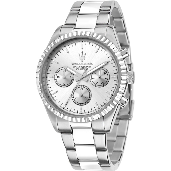 Maserati Competizione Day-Date Argenté - R8853100041