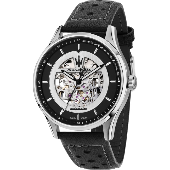 Maserati Sorpasso Automatic Open Heart Silbrig / Schwarz - R8821124004
