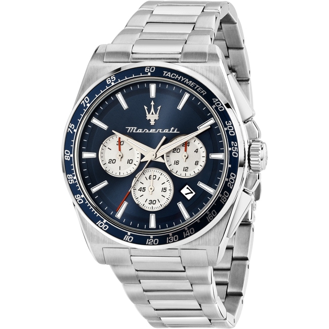 Maserati Velocita Chronograph Silver / Blue - R8873652005