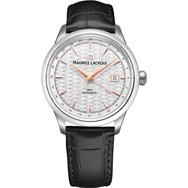 Maurice Lacroix 1975 Legacy GMT Silver Mist - 756048-SS001-130-2