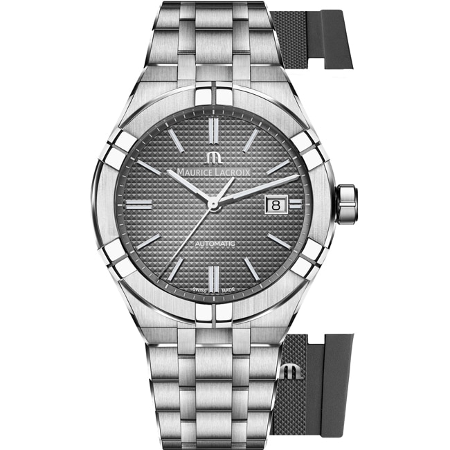 Maurice Lacroix Aikon Automatic 42mm Set - AI6008-SS00F-230-A