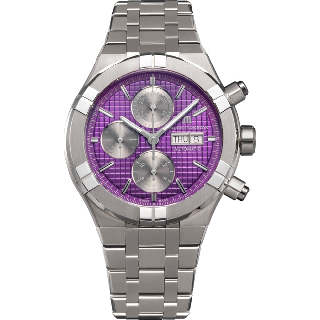 Maurice Lacroix Aikon Automatik Chronograph Titan - AI6038-TT032-430-1