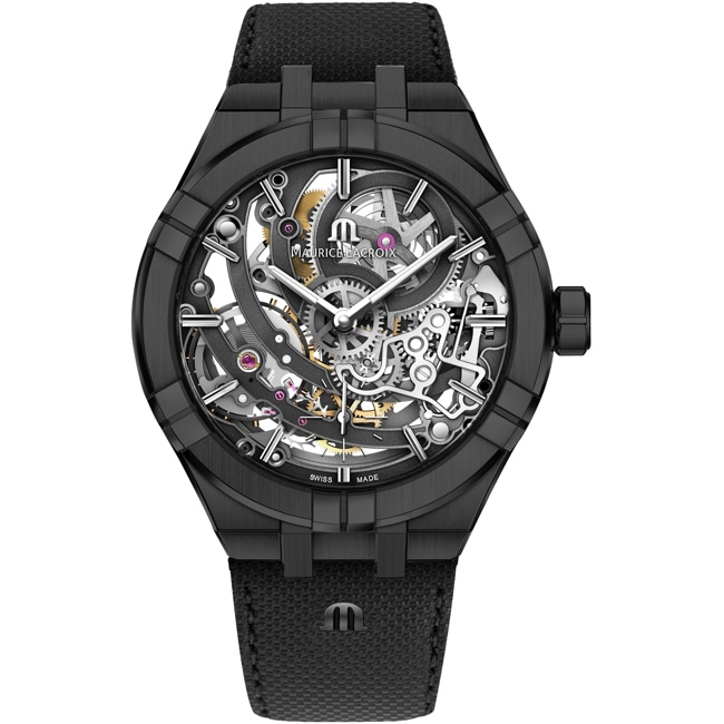 Maurice Lacroix Aikon Automatik Skeleton Black Edition - AI6028-PVB01-030-1