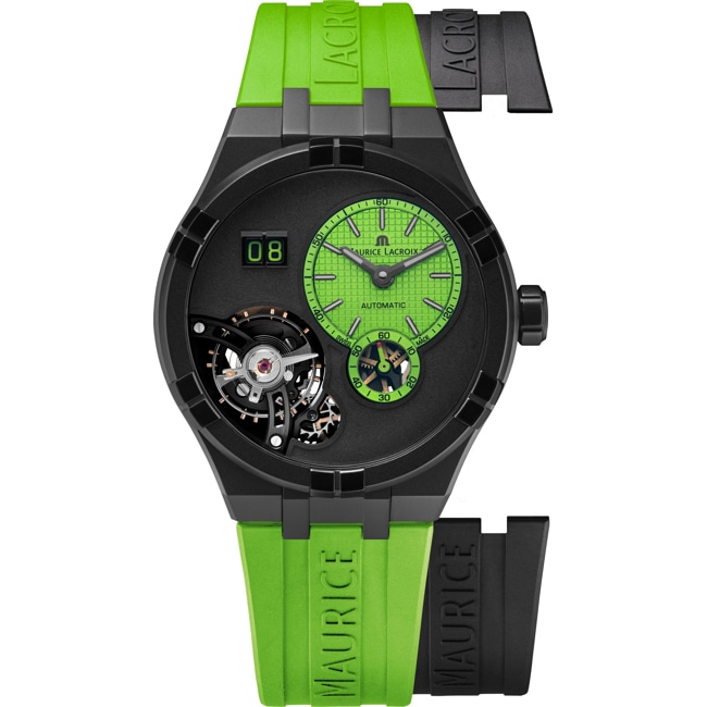 Maurice Lacroix Aikon Master Grand Date Technicolour Green Limited Edition - AI6118-DLB0J-630-I