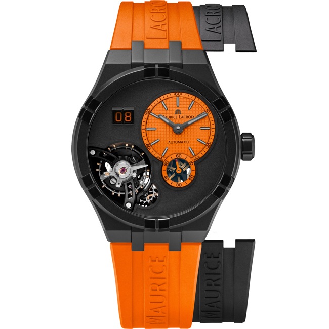 Maurice Lacroix Aikon Master Grand Date Technicolour Orange Limited Edition - AI6118-DLB0J-530-J