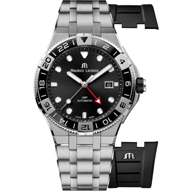 Maurice Lacroix Aikon Venturer GMT Automatique Set Maurice Lacroix Aikon Venturer GMT Automatique Set - AI6158-SS00F-330-A