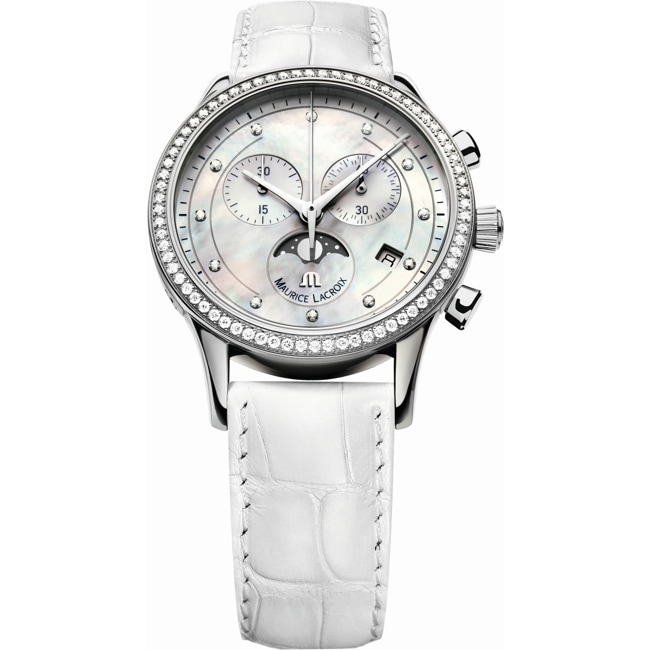 Maurice Lacroix Les Classiques Chronographe Phases de Lune Ladies - LC1087-SD501-160-1