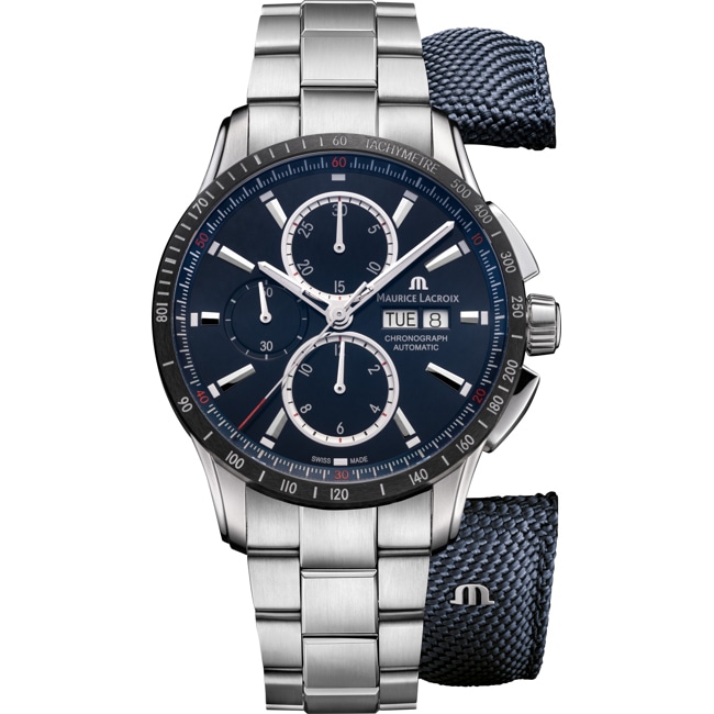 Maurice Lacroix Pontos S Chronograph 43mm Set - PT6038-SSL2H-430-C