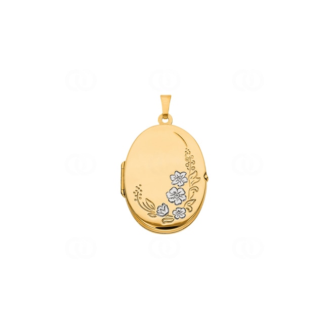 Locket 750/18 K Two-tone Gold - AGO1008