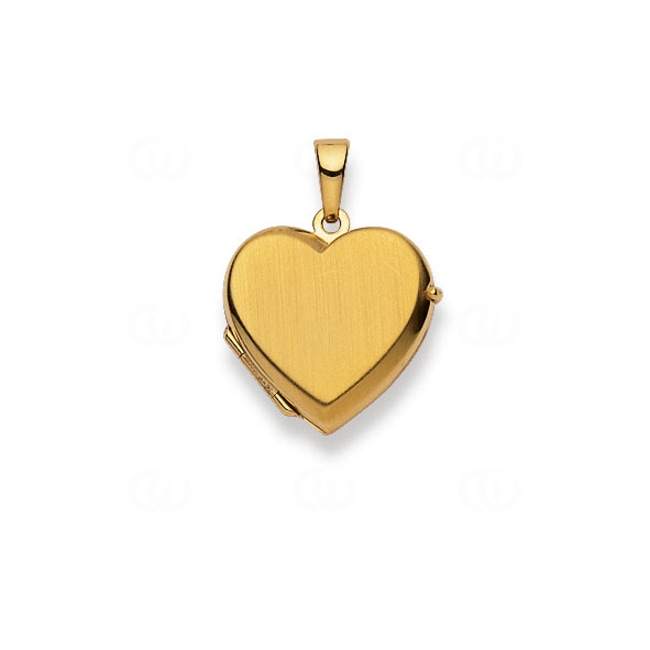 Medaillon zum Öffnen 750/18 K Gelbgold Herz - 1189.02314/0001
