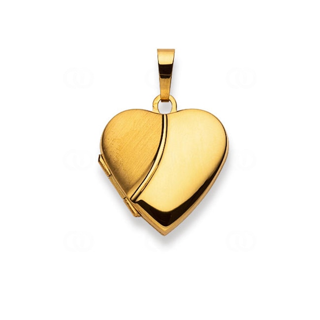 Médaillon pour photo or jaune 750/18 ct, Cœur Médaillon pour photo or jaune 750/18 ct, Cœur - 1189.02329/0001
