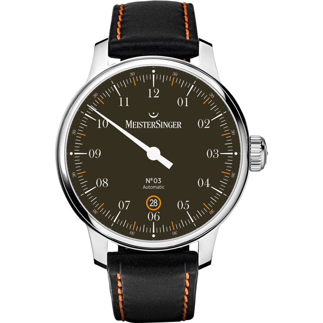 MeisterSinger N°03 Noir Ø 40mm - DM902C