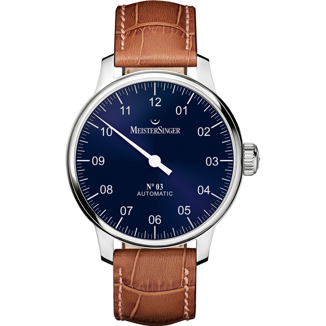 MeisterSinger N°03 Bleu soleillé Ø 43mm - AM908