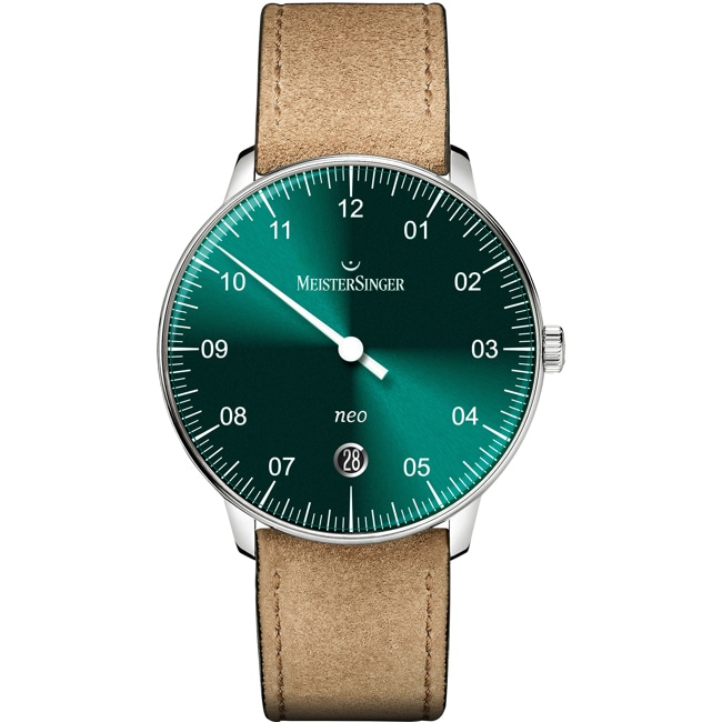 MeisterSinger Neo Date Dégradé de vert soleillé - NE919D