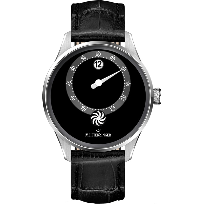 MeisterSinger Panthero Jumping Hour Black - PTJH902