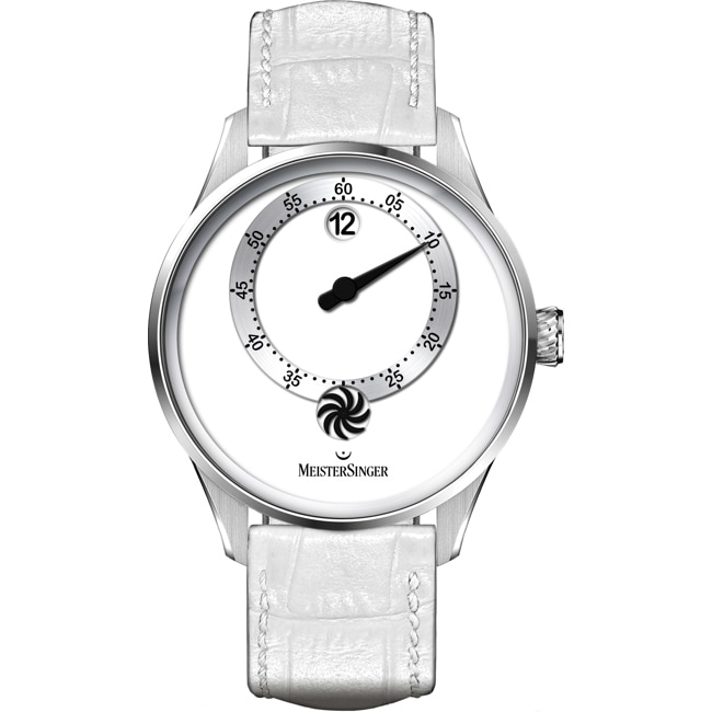 MeisterSinger Panthero Jumping Hour White - PTJH901