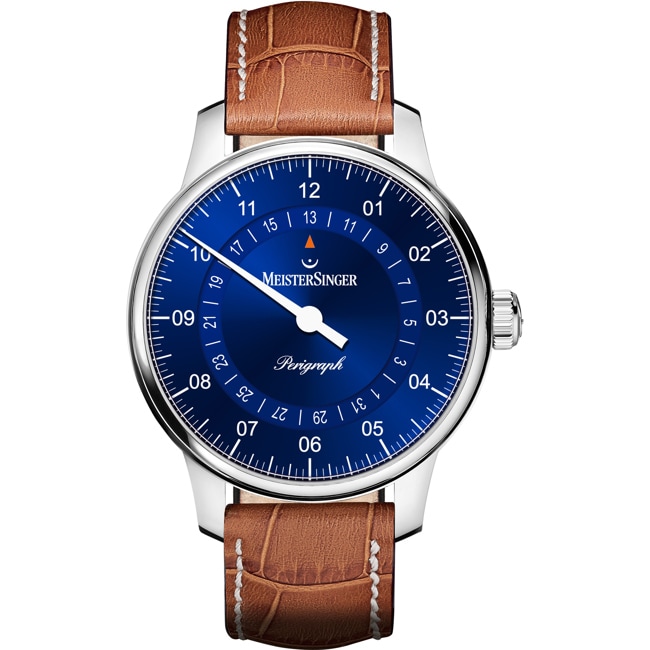 MeisterSinger Perigraph 38mm Sunburst Blue - BM1108