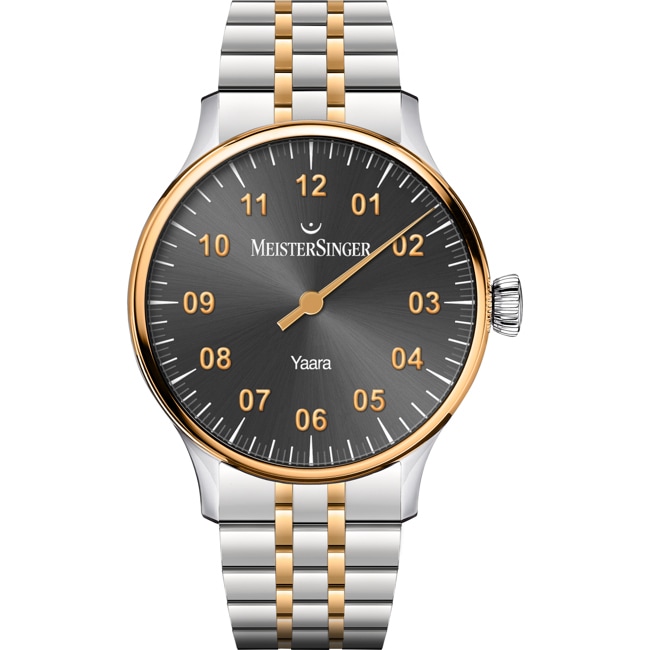 MeisterSinger Yaara Anthracite avec Or - YA907G