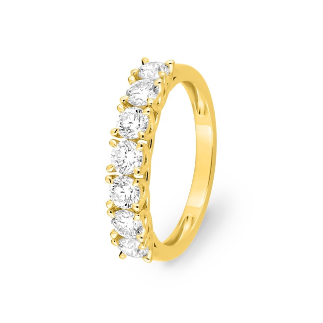 Eternity Ring 375/9 K Yellow Gold with Lab Grown Diamonds 1.05 ct - 9KLGD009Y