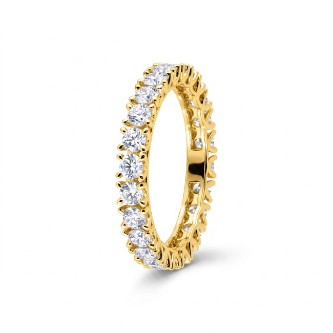 Mémoire Ring 375/9 K Gelbgold mit Lab Grown Diamanten - 9KLGDX50Y