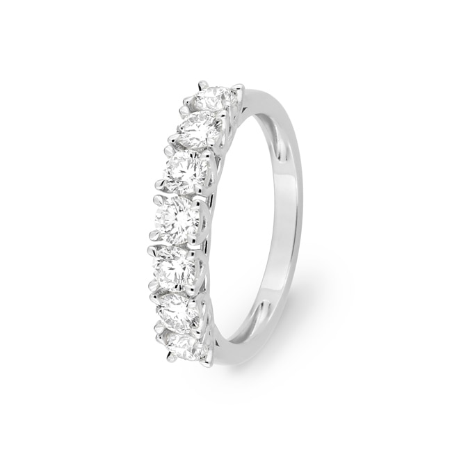 Eternity Ring 375/9 K White Gold with Lab Grown Diamonds 1.05 ct - 9KLGD009W