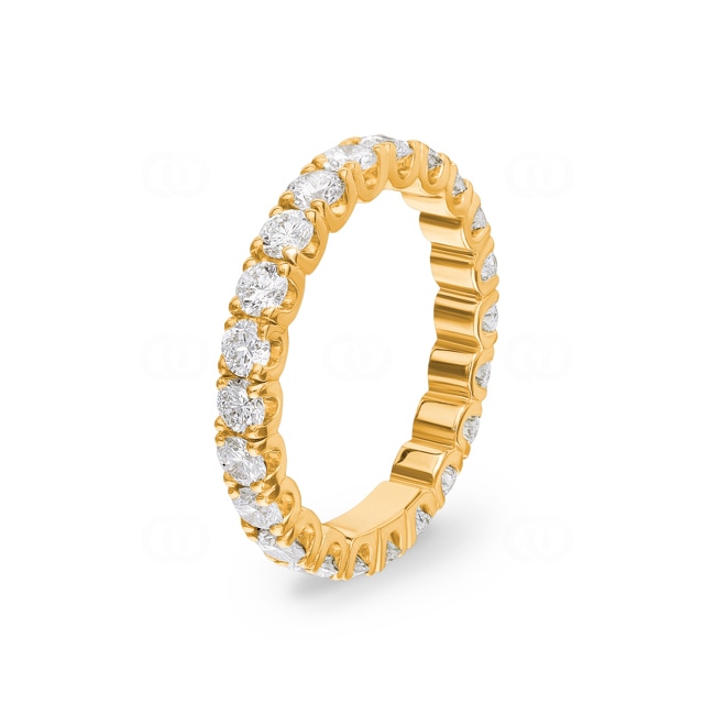 Eternity Ring 750/18 K Yellow Gold with Diamonds 2.00 ct H/si Eternity Ring 750/18 K Yellow Gold with Diamonds 2.00 ct H/si - RI-69260-GG