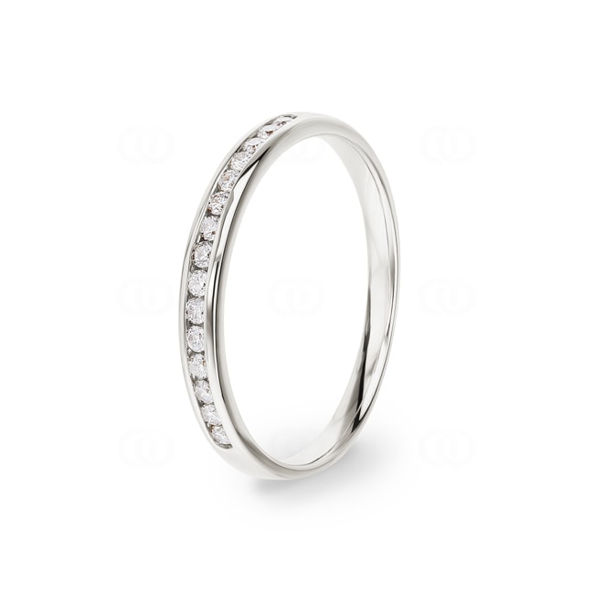 Eternity Ring 750/18 K White Gold with Diamonds 0.17 ct H/si Eternity Ring 750/18 K White Gold with Diamonds 0.17 ct H/si - RI-72841-WG