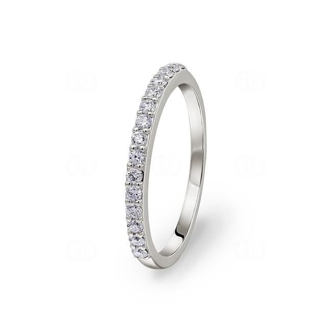Eternity Ring 750/18 K White Gold with Diamonds 0.24 ct H/si - RI-100594-WG