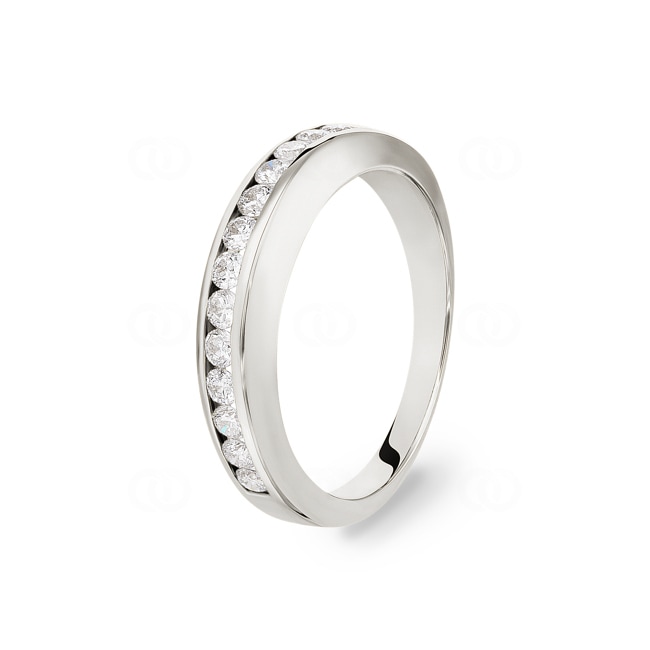 Eternity Ring 750/18 K White Gold with Diamonds 0.38 ct H/si - RI-071674-04-WG