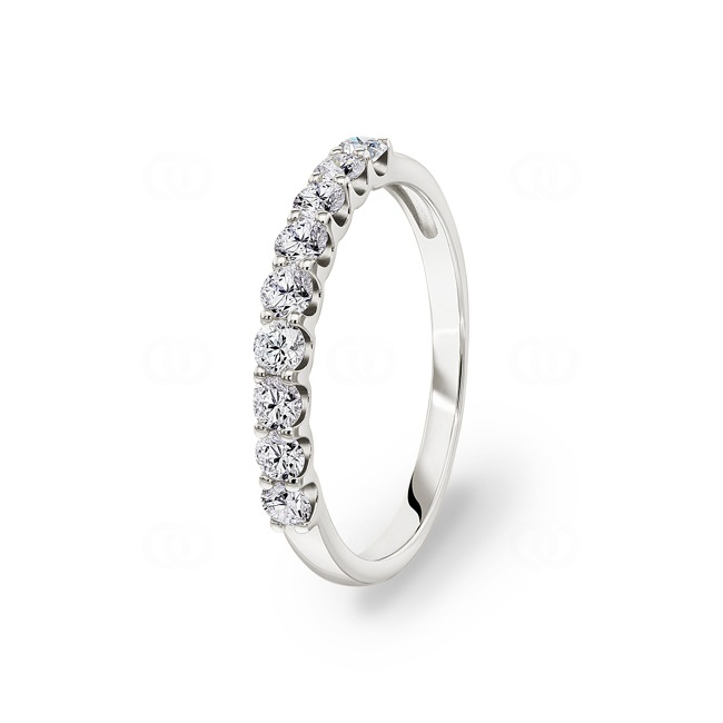 Mémoire-Ring 750/18 K Weissgold mit Diamanten 0.50 ct H/si - SO-62849-WG