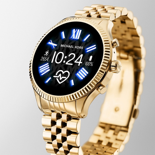 mk gold smart watch