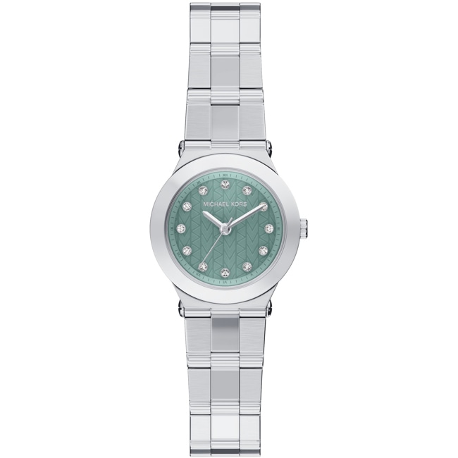 Michael Kors Billie Argenté / Vert 26mm - MK7569