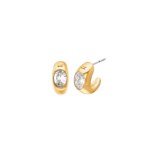 Michael Kors Brilliance Creolen Messing vergoldet - MKJ8478710