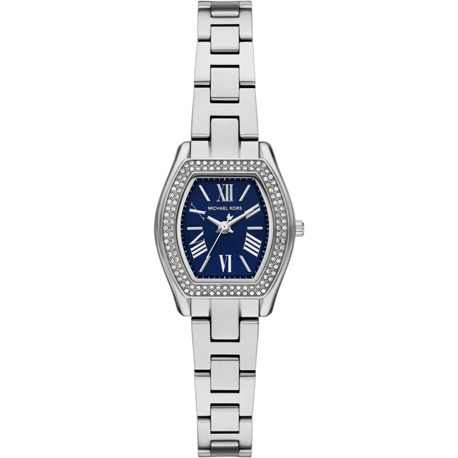 Michael Kors Chelsea Silbrig / Blau 25mm - MK7621