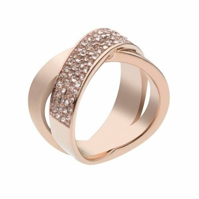 Michael Kors Bague pour Femmes MK Brilliance Ø 55 - MKJ2869791