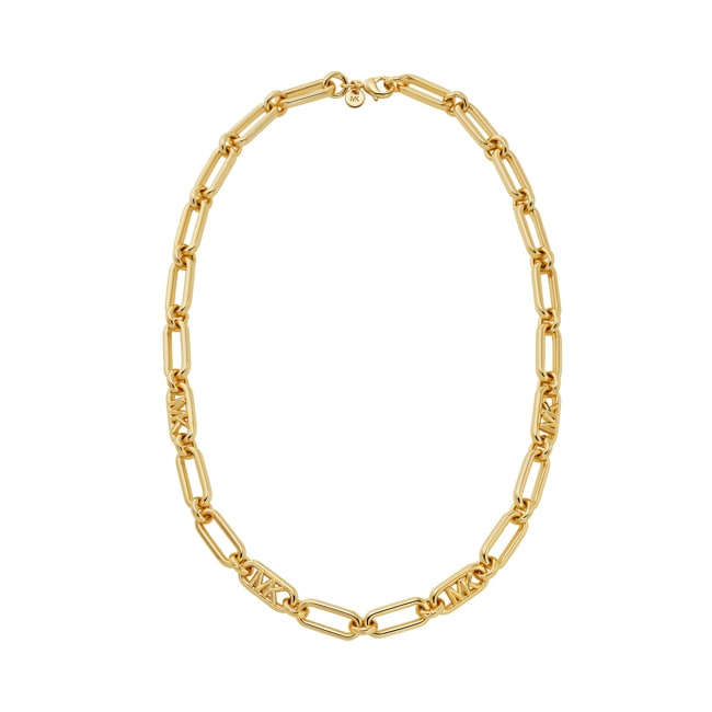 Michael Kors Necklace Statement Link 925 Silver gold-plated - MKJ828400710