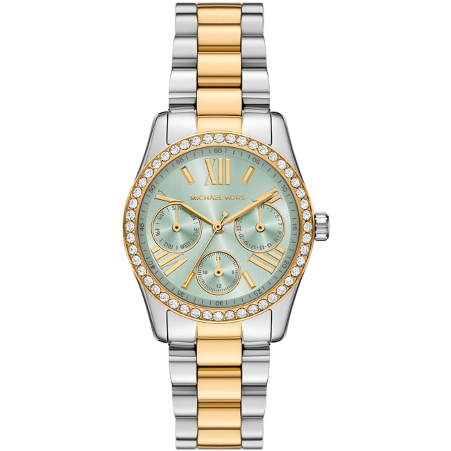 Michael Kors Lexington Day Date Gold / Green 34mm - MK7609