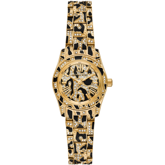 Michael Kors Lexington Goldig Leopard Pavé 26mm - MK7639