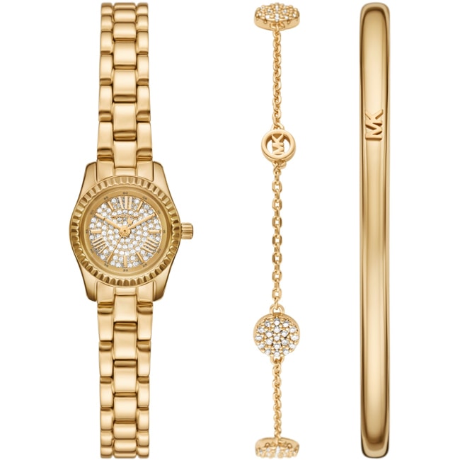 Michael Kors Micro Lexington Goldig Set 20mm - MK4944SET